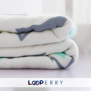 4 Layer Printed Muslin Baby Blanket