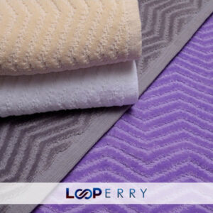 Jacquard Design Velour Towel