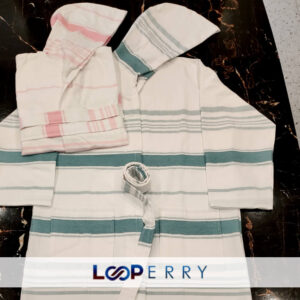 Yarn Dyed Fabric Robe Stripe Pattern