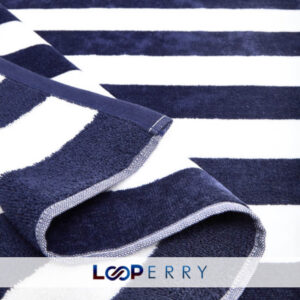 Yarn Dyed Stripes Pool Towel