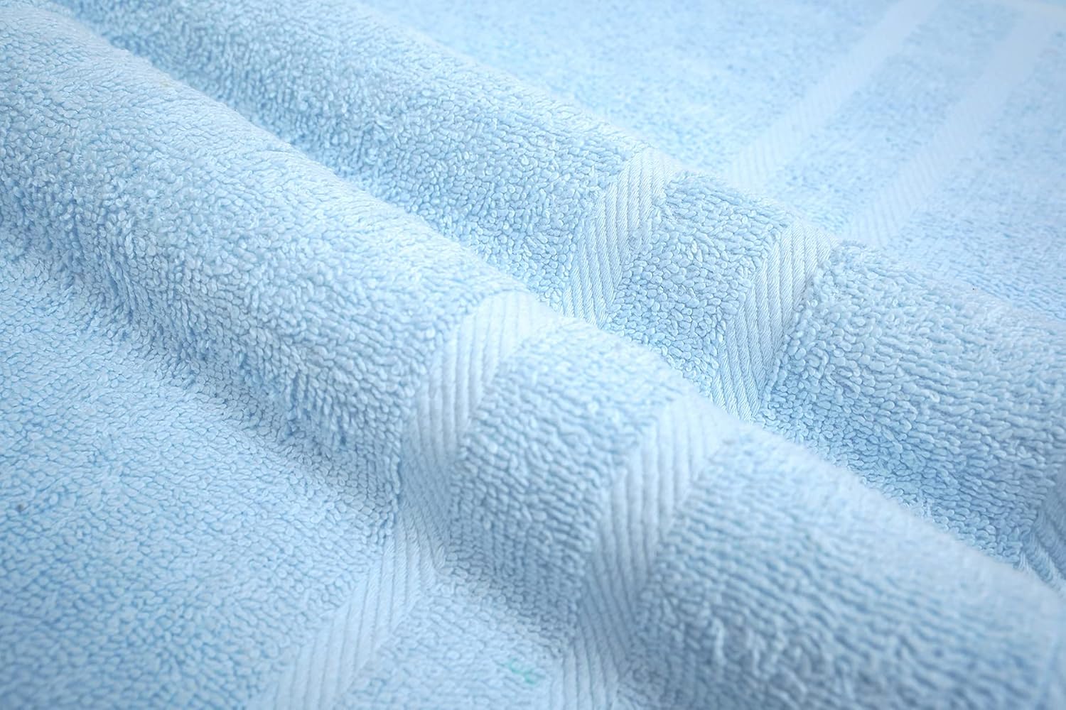 Looperry 6 Pack Small Bath Towel Set - 100% Cotton 23x46 Shower Towels in 450 GSM. Lightweight & Absorbent Quick Dry Gym Towel for Showering, Pet Drying, Spas & Salons. Terry Ringspun Towels (Aqua) - Image 7