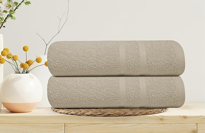 Beige Bath Towel - Image 5