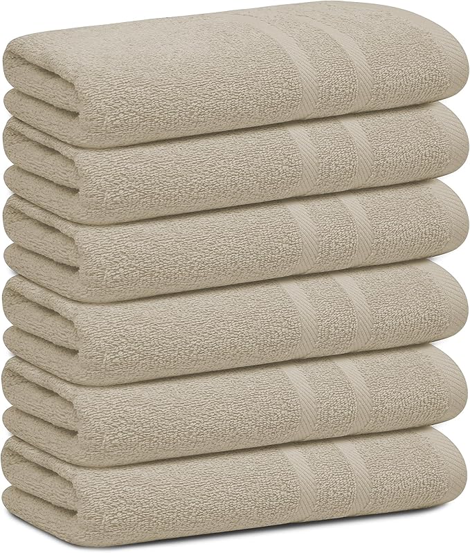 Beige Bath Towel